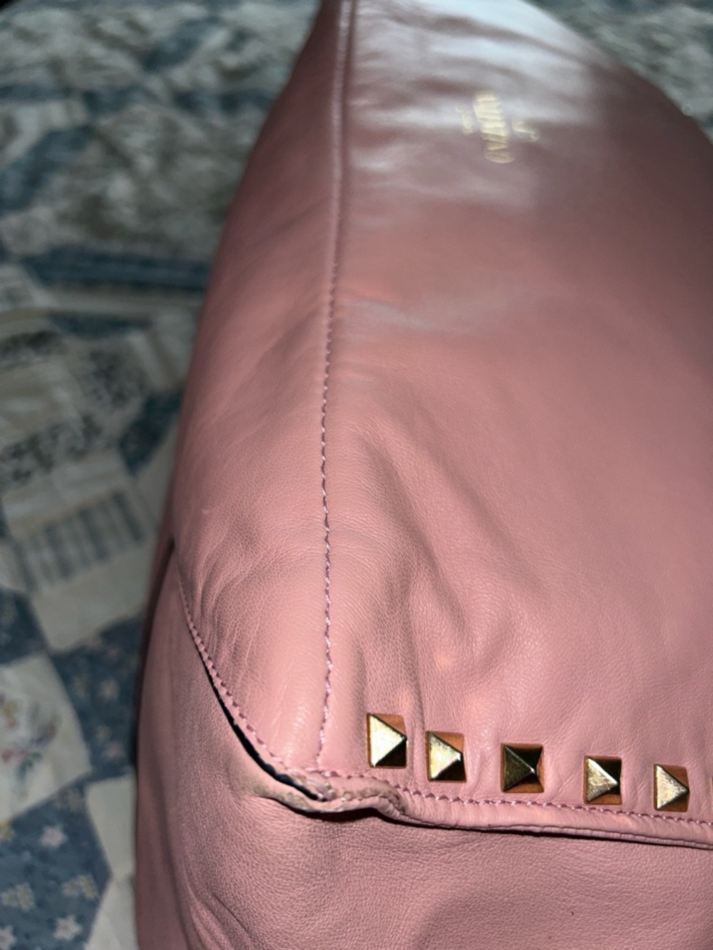 Valentino rockstud luxurious leather large tote - Picture 8 of 15